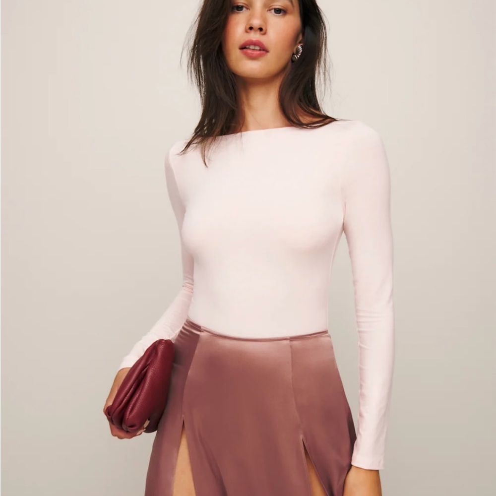 NWOT Reformation Winnie Knit Bodysuit